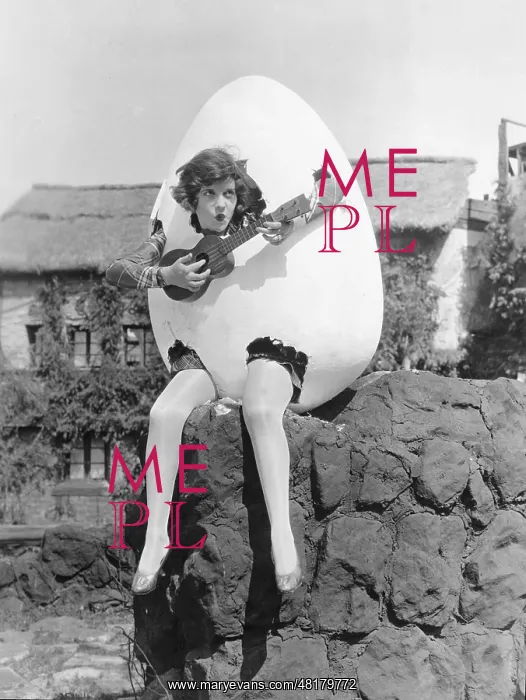 : Woman in an Easter egg, 1927 : Woman in an Easter egg, 1927