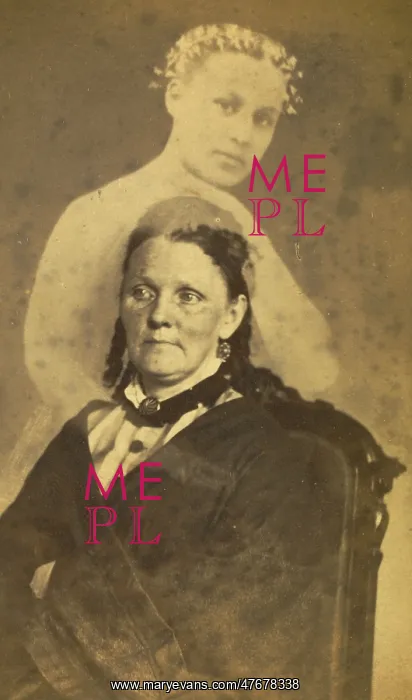 : Woman Embraced by Ghost, c. 1862 : Woman Embraced by Ghost, c. 1862
