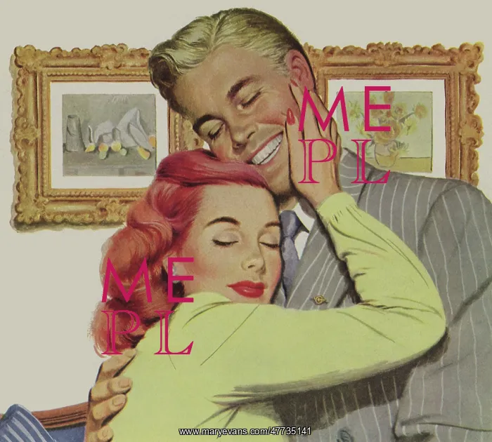 : Woman embraces Husband : Woman embraces Husband