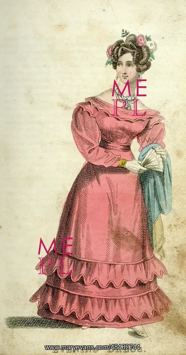  : Woman in evening dress