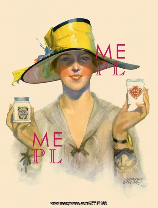 : Woman with Face Cream