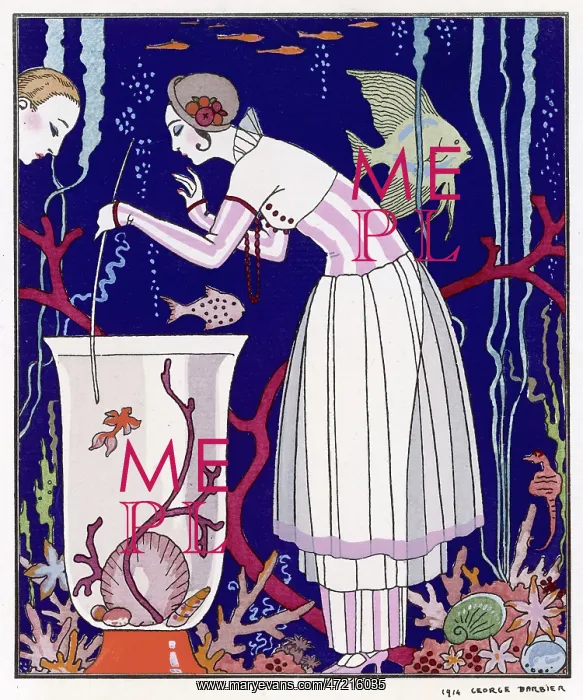 : Woman and Fish Tank : Woman and Fish Tank