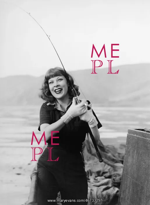: Woman fishing : Woman fishing