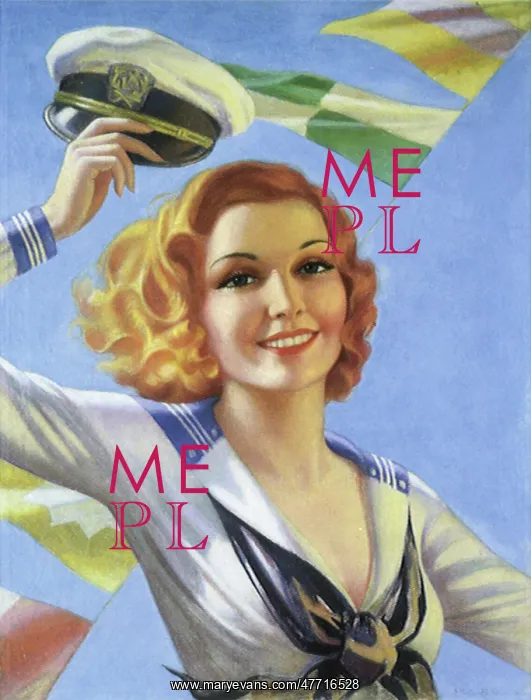 : Woman with Flags : Woman with Flags