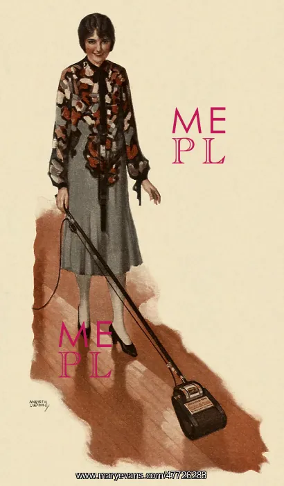  : Woman with Floor Mop