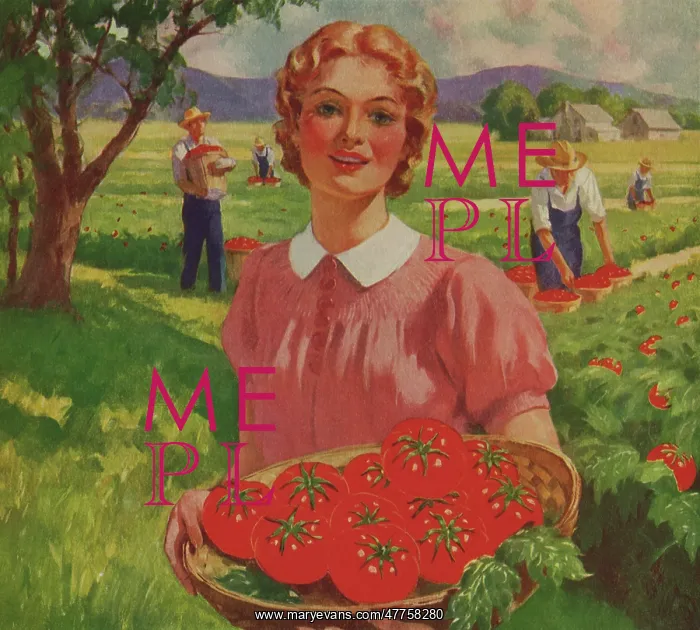  : Woman with Fresh Tomatoes