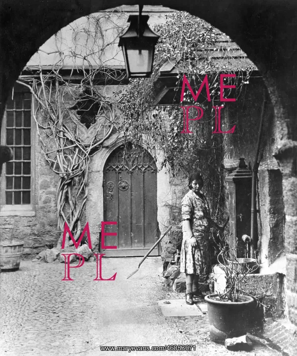 : Woman in a garden : Woman in a garden
