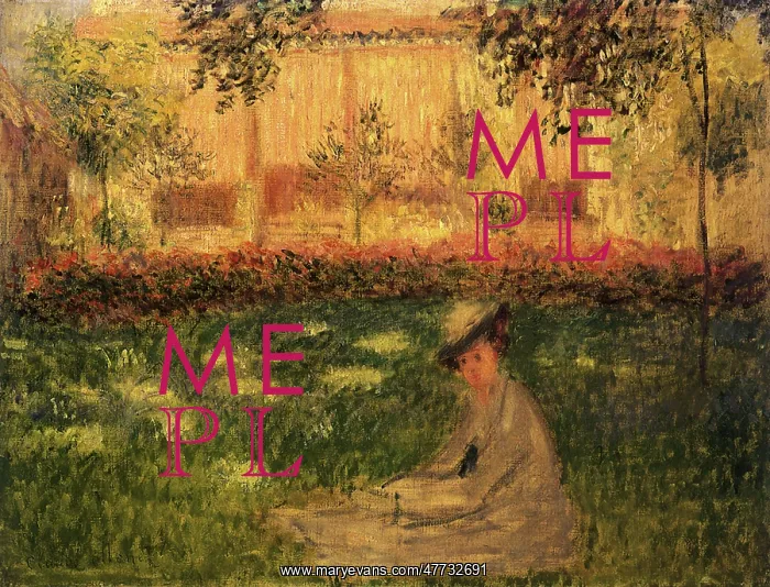  : Woman in a Garden, by Monet