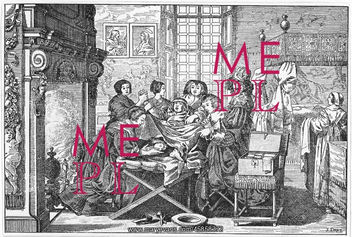  : WOMAN GIVING BIRTH 17THC