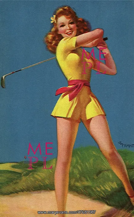  : Woman Golfer