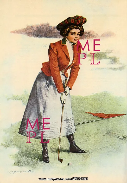  : Woman Golfer