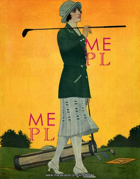  : Woman Golfer