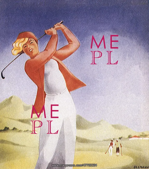  : Woman Golfer