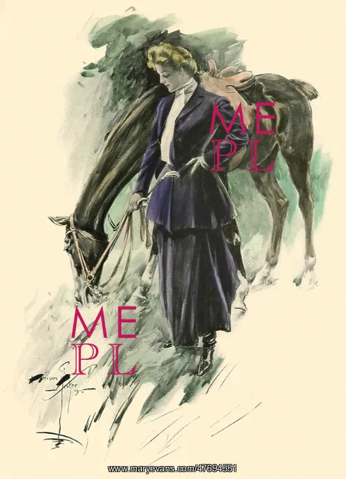 : Woman and Grazing Mount : Woman and Grazing Mount