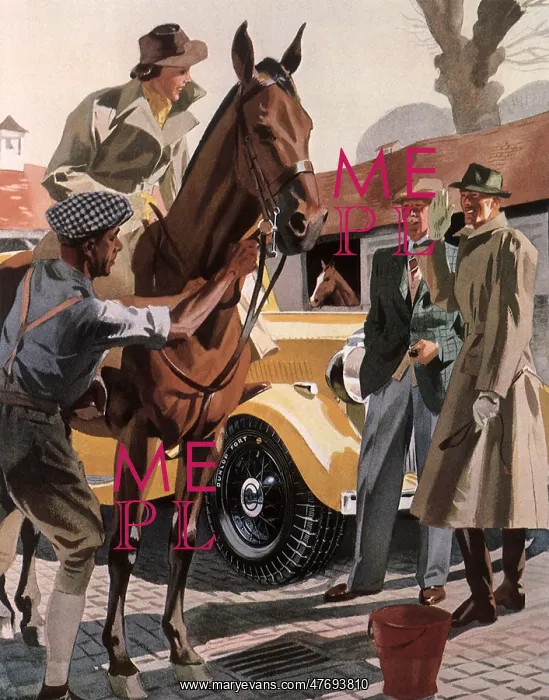  : Woman Greets Men