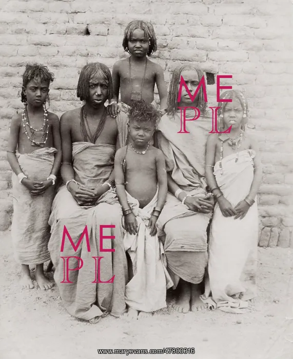  : Woman with a group of children, Egypt