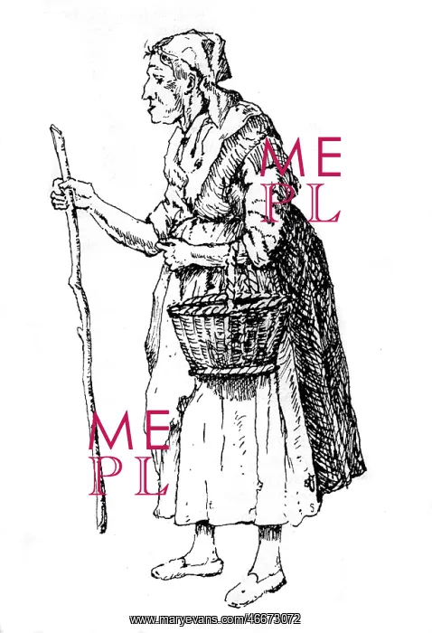 : Woman with herbs : Woman with herbs