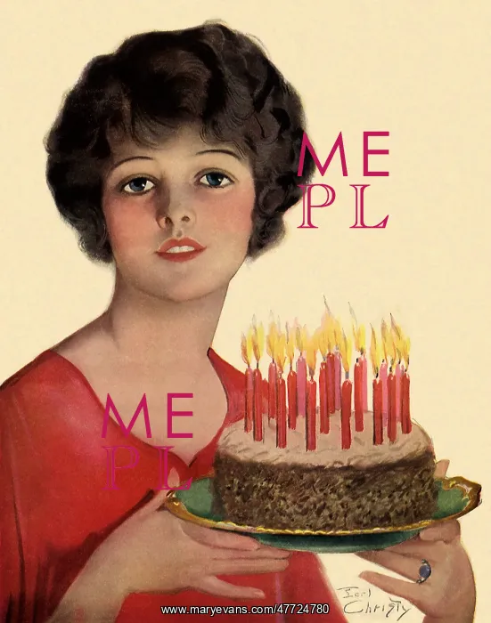 : Woman holding Birthday Cake : Woman holding Birthday Cake