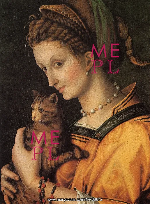  : Woman Holding Cat