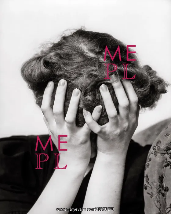 : Woman Holding Her Head with Both Hands Headache : Woman Holding Her Head with Both Hands Headache