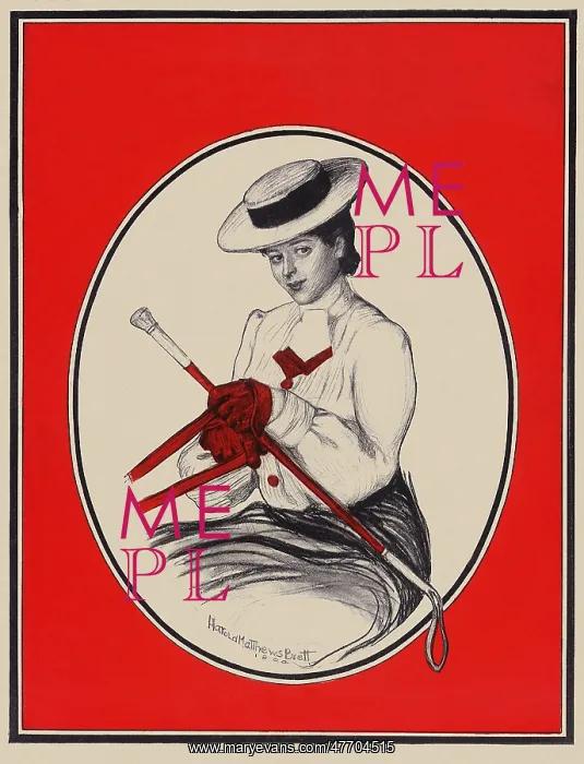  : Woman Holds Reins