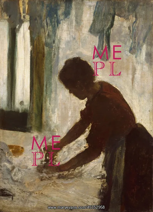 : A Woman Ironing, by Degas : A Woman Ironing, by Degas