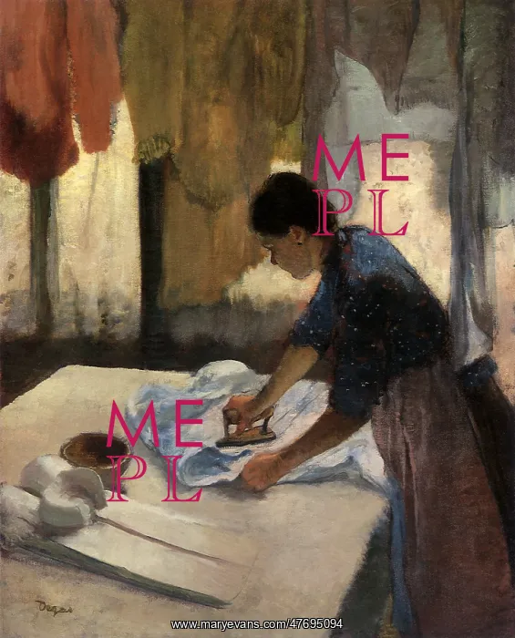  : Woman Ironing, by Degas