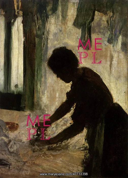  : A Woman Ironing, by Degas
