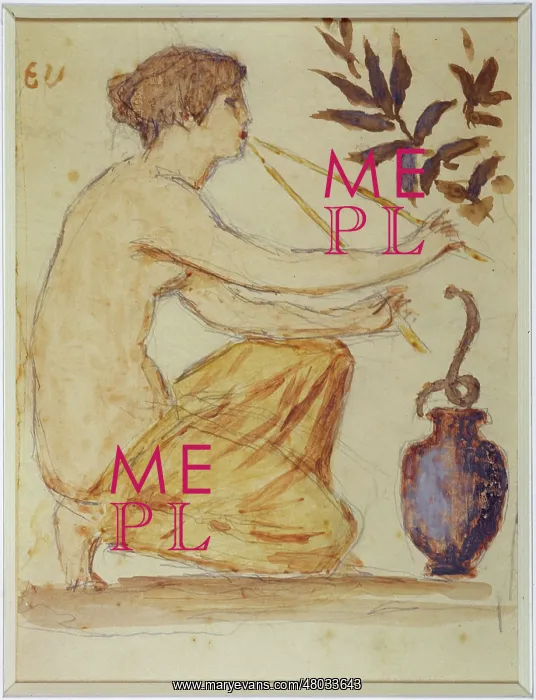 : Woman kneeling : Woman kneeling