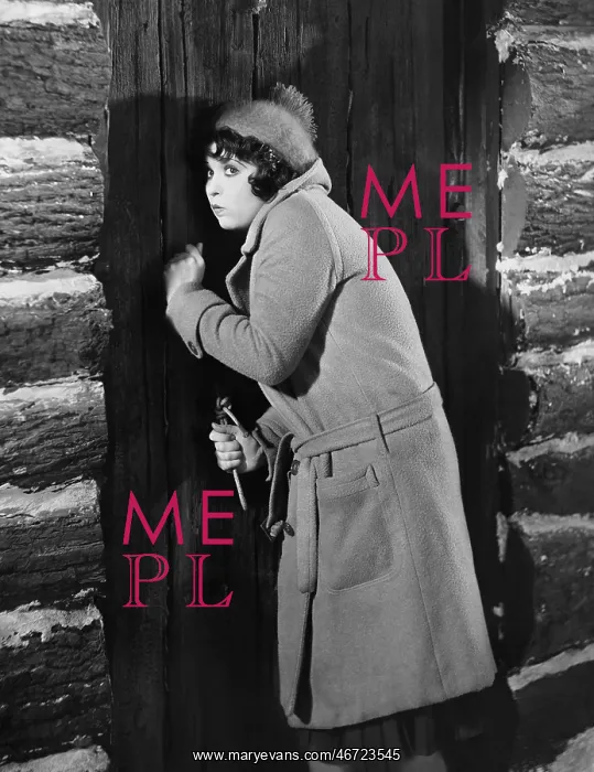 : Woman knocking on cabin door : Woman knocking on cabin door