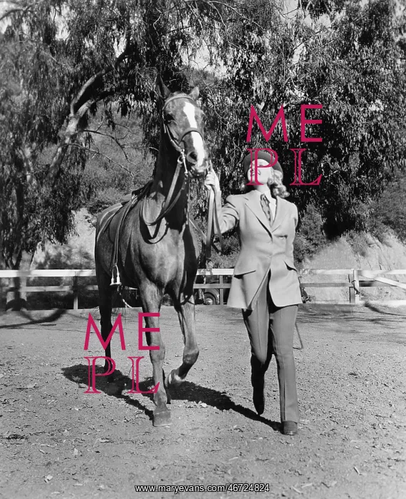 : Woman leading horse : Woman leading horse