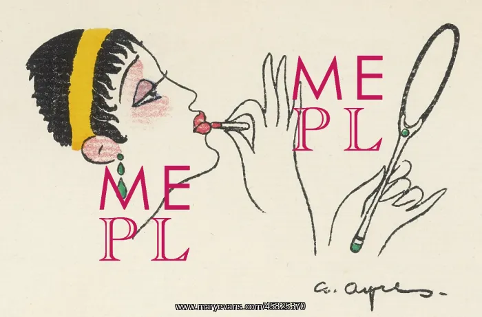  : WOMAN / LIPSTICK 1914