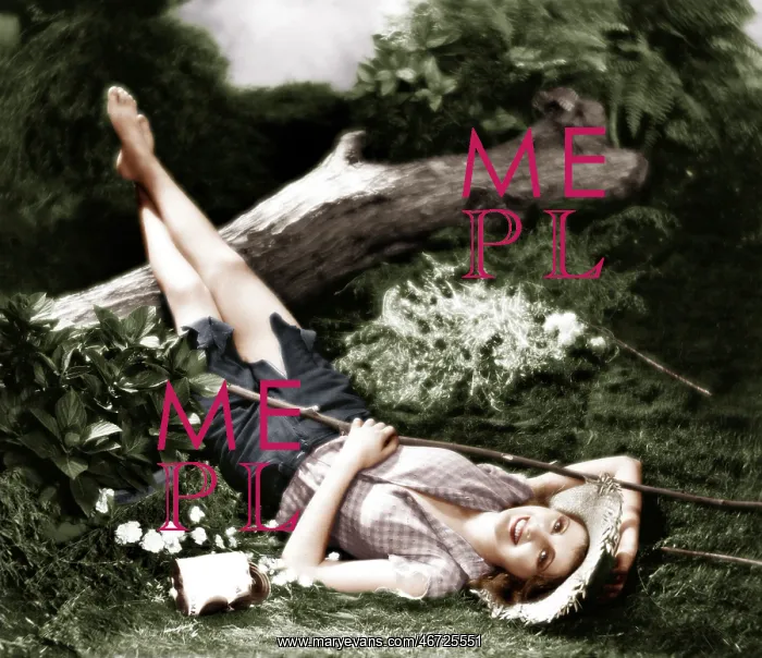 : Woman lying on the ground and smiling : Woman lying on the ground and smiling
