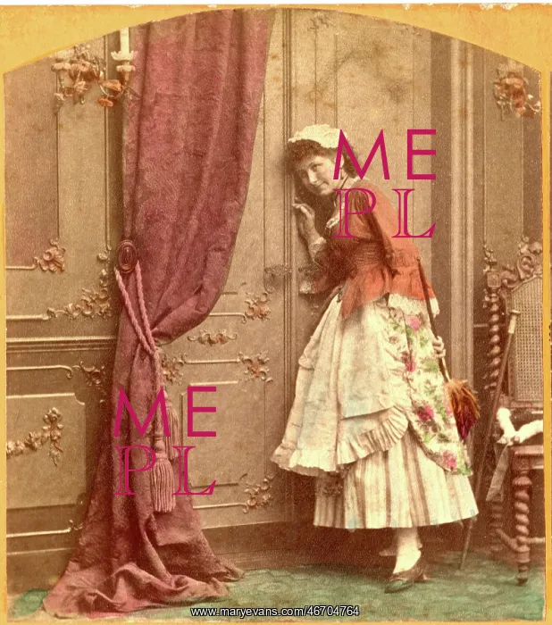 : woman, maid, cleaning, eavesdropping : woman, maid, cleaning, eavesdropping