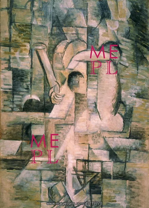: Woman with a Mandolin, by Braque : Woman with a Mandolin, by Braque