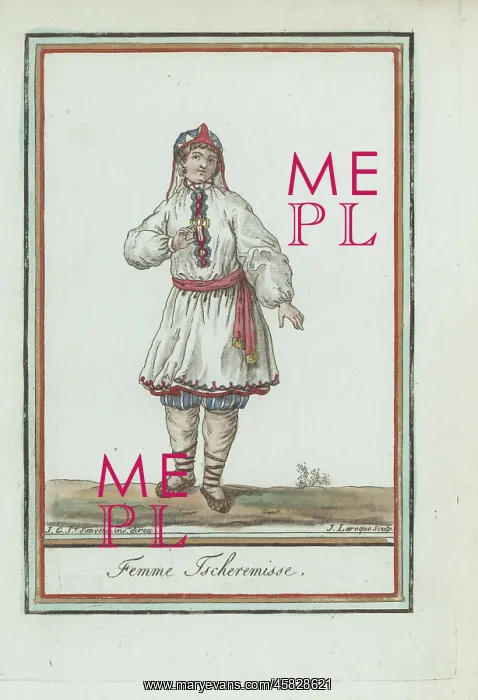 : Woman of the Mari people : Woman of the Mari people