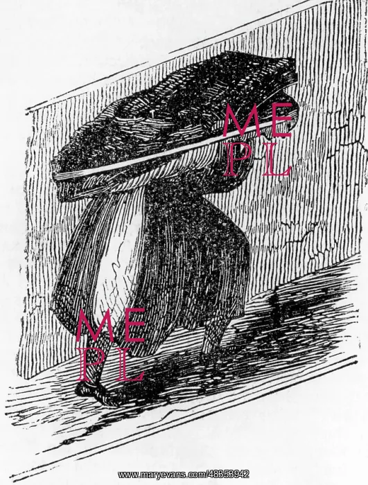 : Woman in a mine, 1844 : Woman in a mine, 1844
