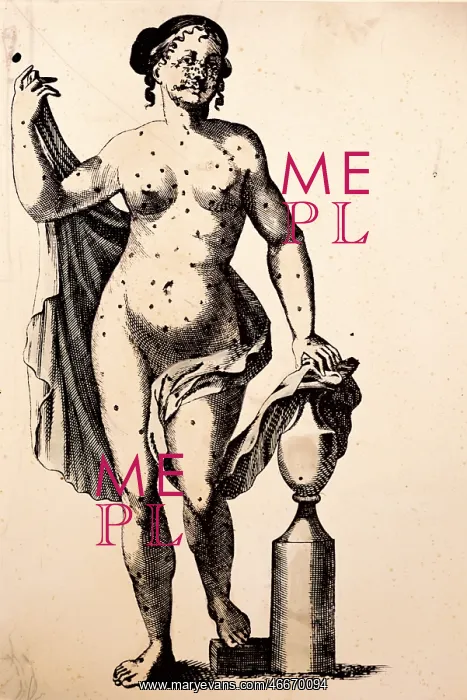 : Woman with moles : Woman with moles