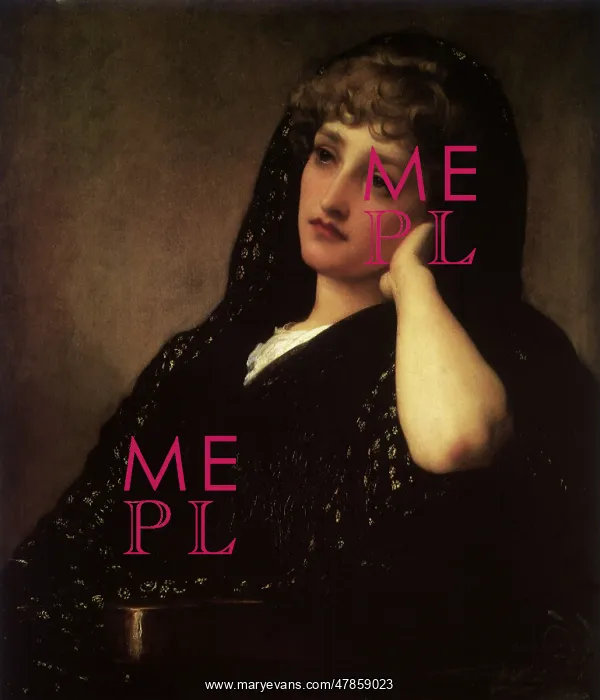  : Woman in Mourning, by Leighton