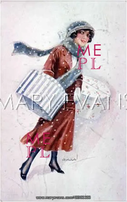  : Woman with two new hats