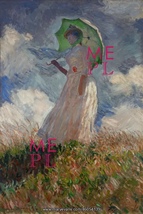 : Woman with Parasol : Woman with Parasol