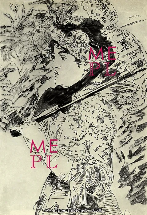  : Woman with Parasol, by Manet