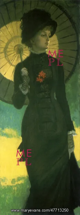 : Woman with Parasol, by Tissot : Woman with Parasol, by Tissot