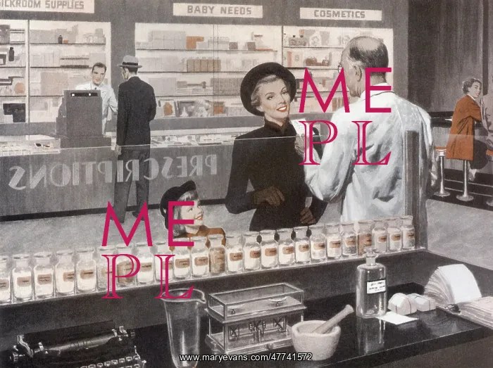  : Woman and Pharmacist