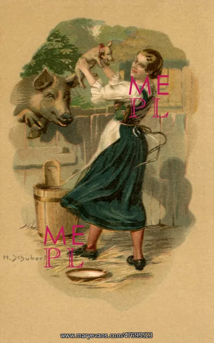  : Woman with Piglet