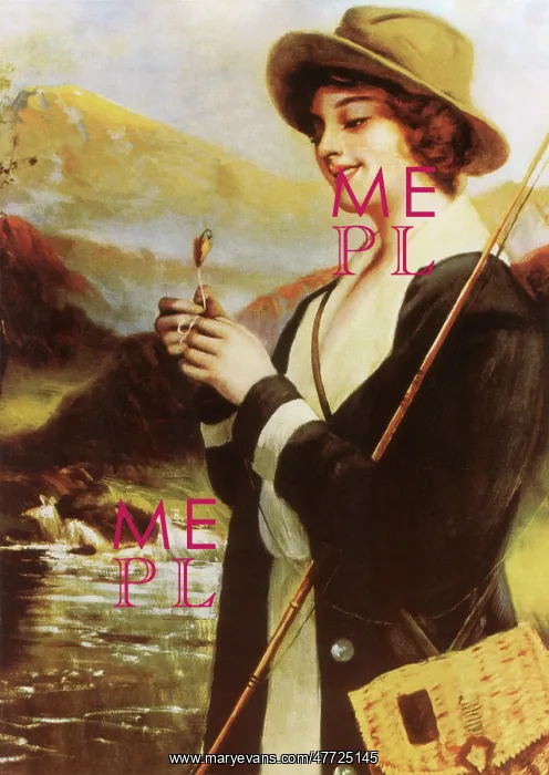  : Woman Preparing Line