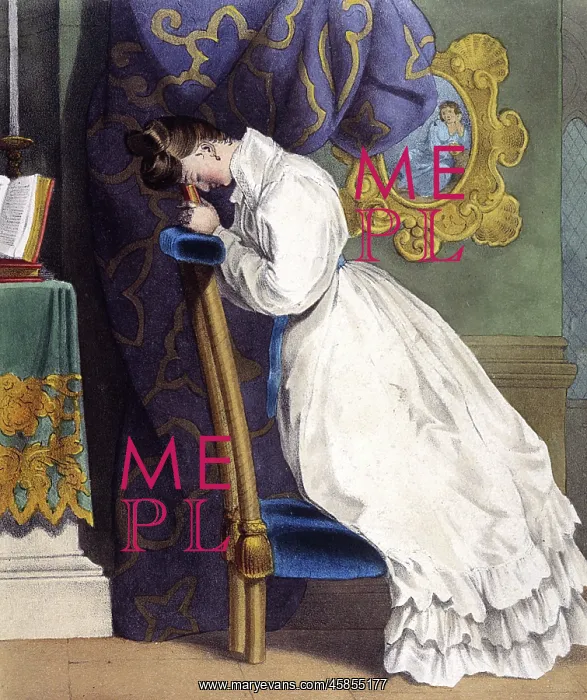  : WOMAN AT PRIE-DIEU C1850