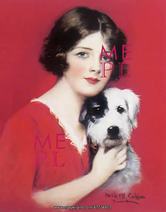  : Woman and Puppy