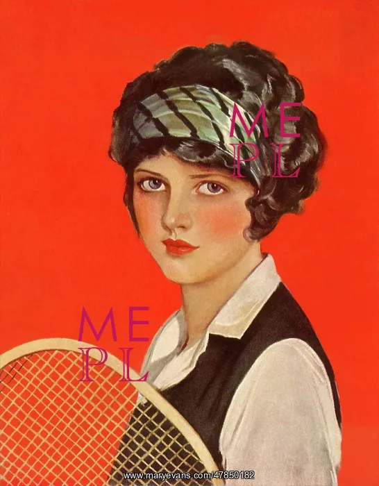  : Woman with Racket
