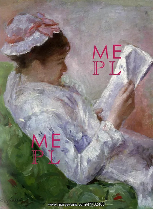  : Woman Reading, by Cassatt